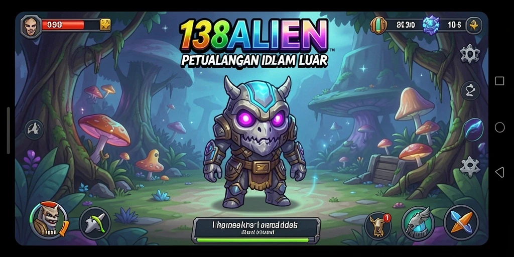 Tangkapan layar 138ALIEN menunjukkan aksi mendebarkan di luar angkasa.