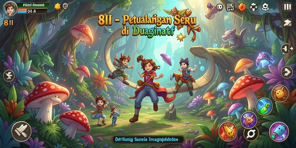 Gameplay seru dan menantang di dunia petualangan 8II.