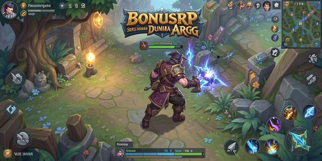 Tampilan gameplay BONUSRP yang menarik dengan aksi pertarungan yang seru.