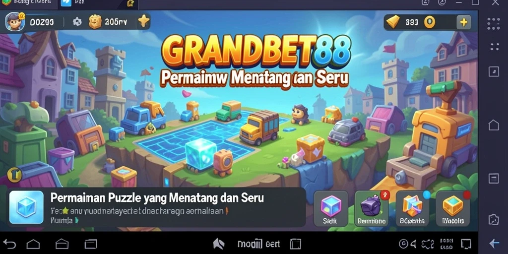Menampilkan gameplay seru dan menarik dari GRANDBET88.