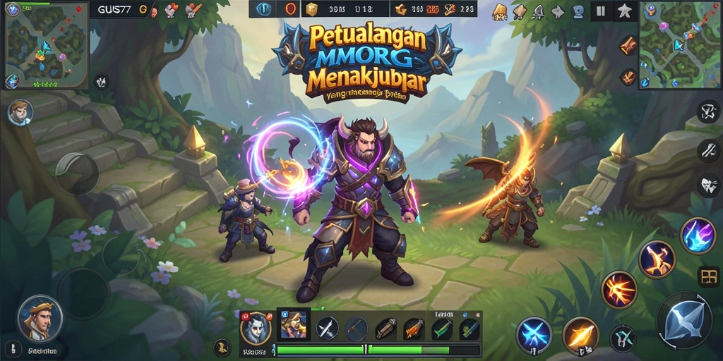 Tampilan memukau dari gameplay GUS77 yang penuh aksi.