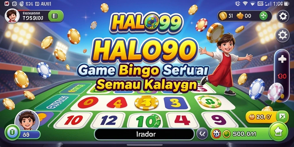 Tampilan gameplay seru HALO99 yang menyenangkan dan menghibur.