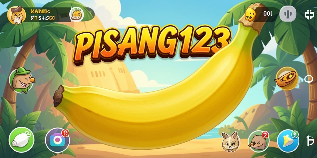 Screenshot PISANG123 yang menampilkan keseruan gameplay santai.