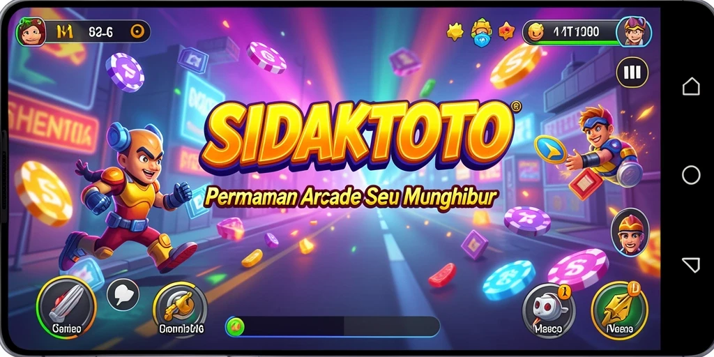 Screenshot utama dari gameplay seru SIDAKTOTO.