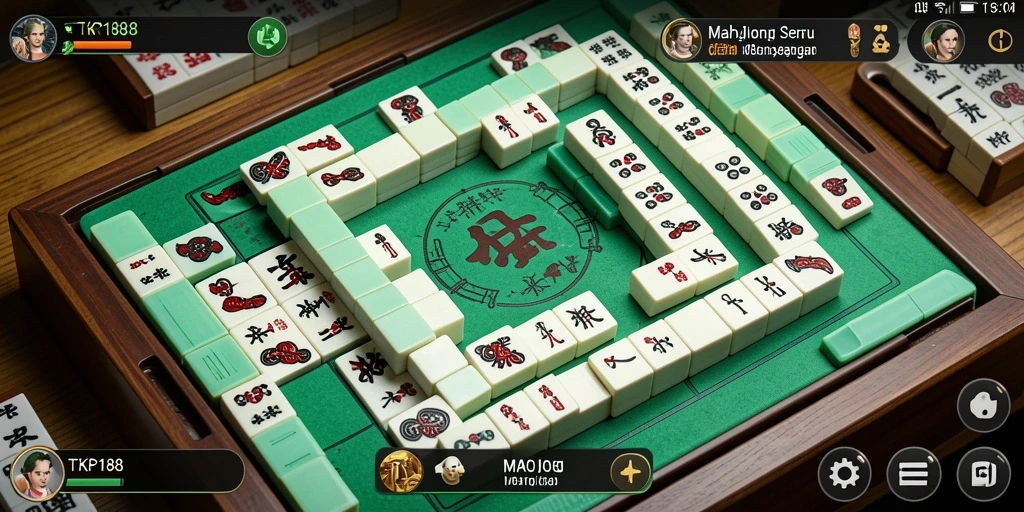 Tampilan gameplay Mahjong yang menarik di TKP188.